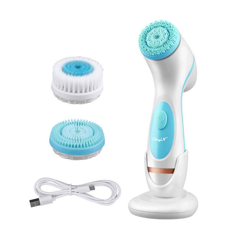 3-in-1 Electric Facial Cleansing Brush