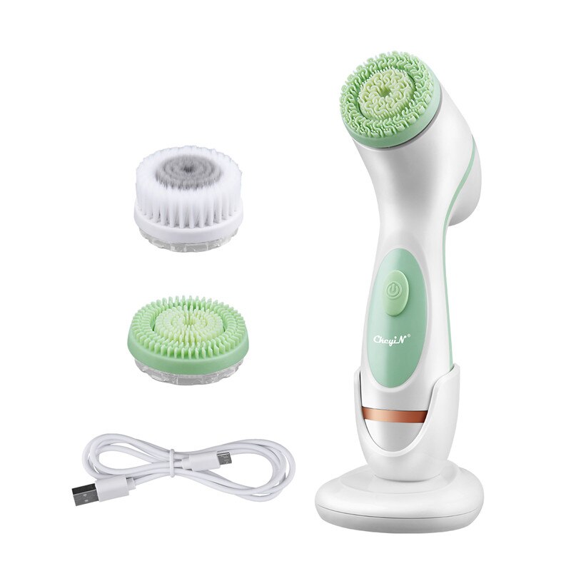 3-in-1 Electric Facial Cleansing Brush