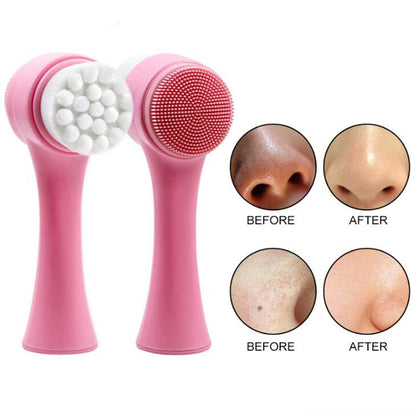 Double-sided Facial Cleansing Brush